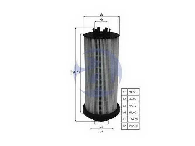 FILTRO COMB.MB 1634-OM457 O500 KX80/1D