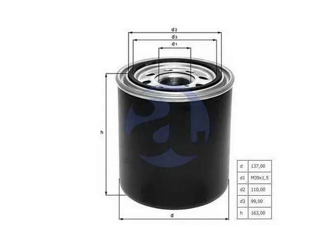 FILTRO SECADOR AIRE MB TODOS/VOLVO AL12